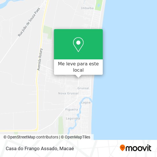 Casa do Frango Assado mapa