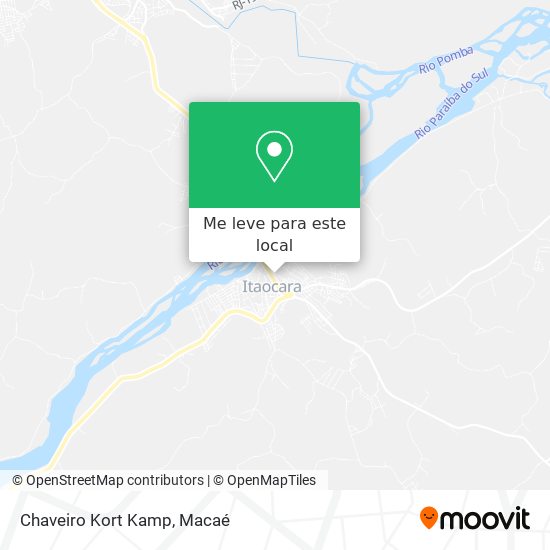 Chaveiro Kort Kamp mapa