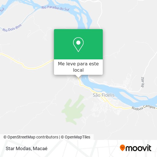 Star Modas mapa