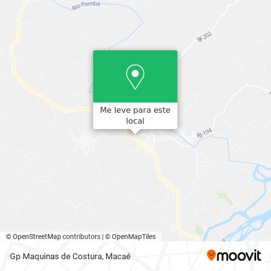 Gp Maquinas de Costura mapa