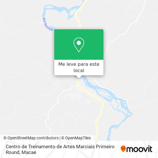 Centro de Treinamento de Artes Marciais Primeiro Round mapa