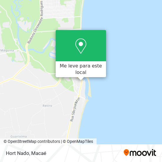 Hort Nado mapa
