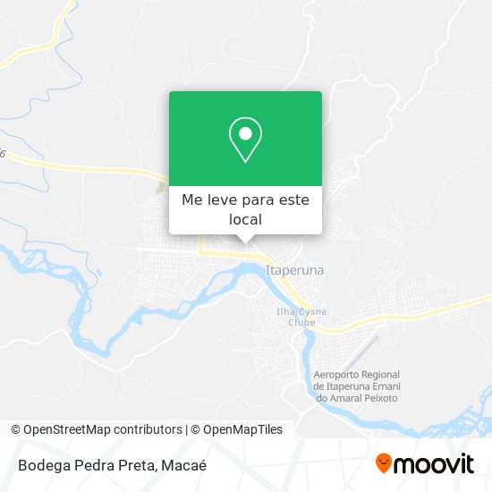Bodega Pedra Preta mapa