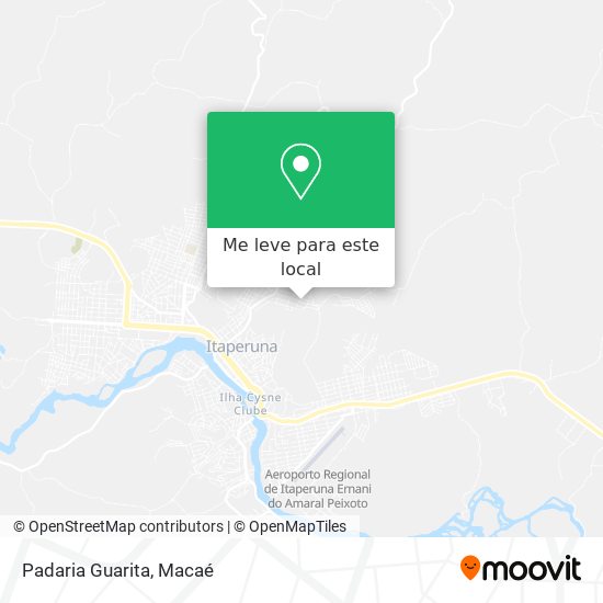 Padaria Guarita mapa