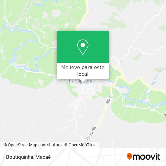Boutiquinha mapa