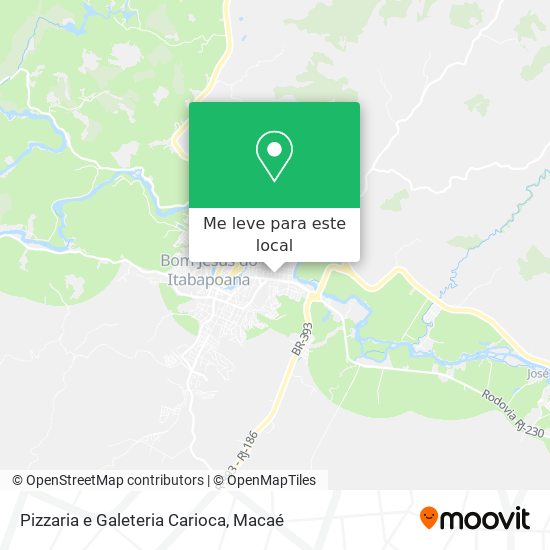 Pizzaria e Galeteria Carioca mapa