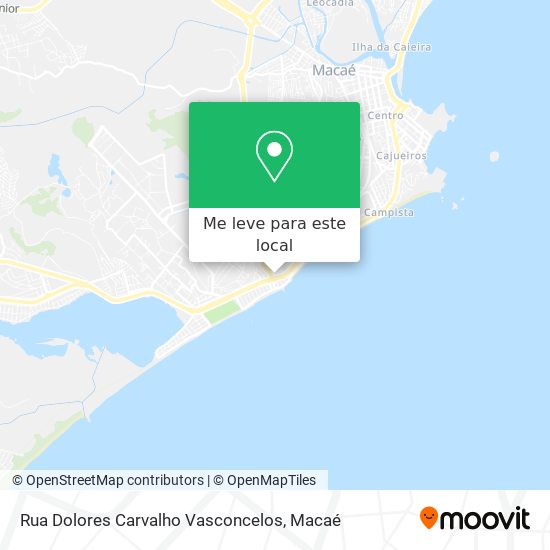 Rua Dolores Carvalho Vasconcelos mapa