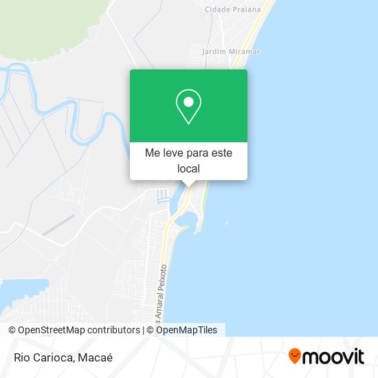Rio Carioca mapa