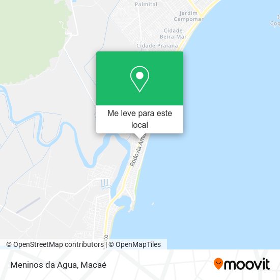 Meninos da Agua mapa