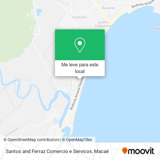 Santos and Ferraz Comercio e Servicos mapa
