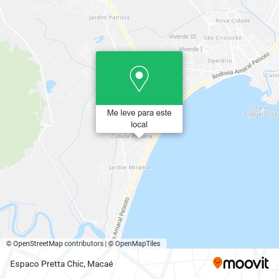 Espaco Pretta Chic mapa