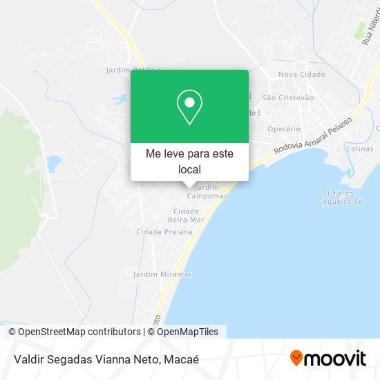 Valdir Segadas Vianna Neto mapa