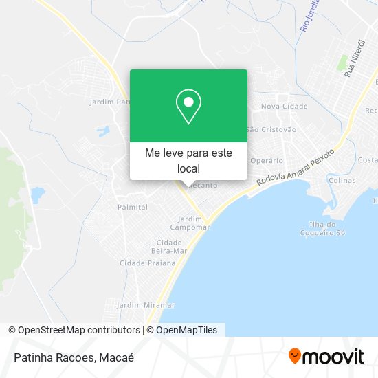 Patinha Racoes mapa