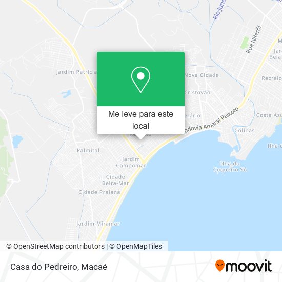 Casa do Pedreiro mapa