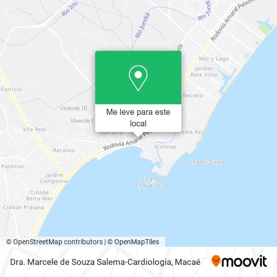 Dra. Marcele de Souza Salema-Cardiologia mapa