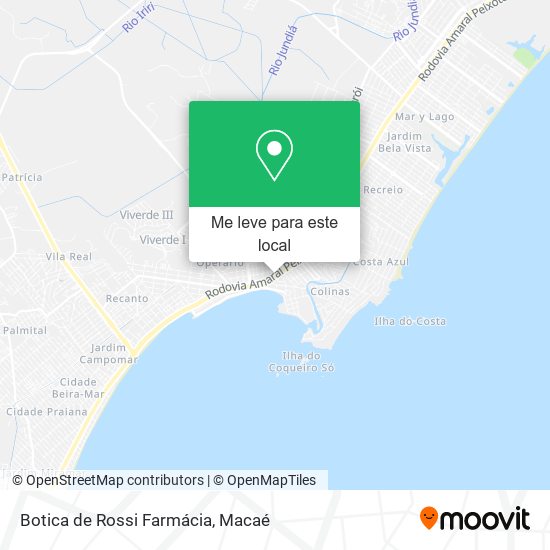 Botica de Rossi Farmácia mapa