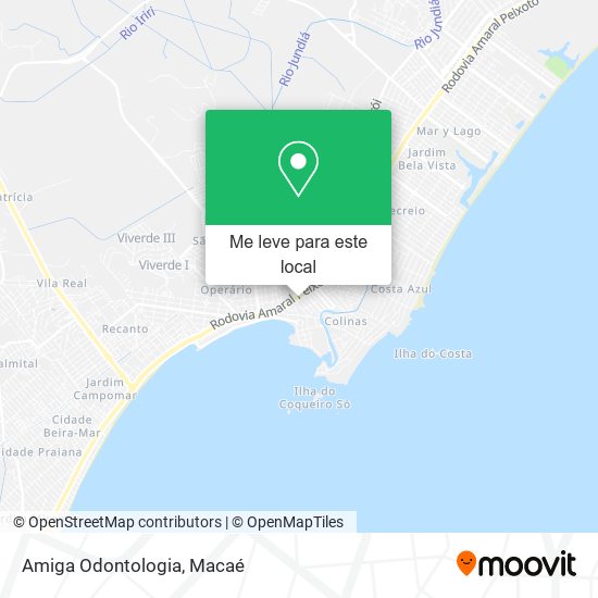 Amiga Odontologia mapa