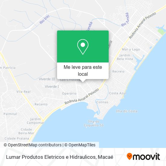Lumar Produtos Eletricos e Hidraulicos mapa