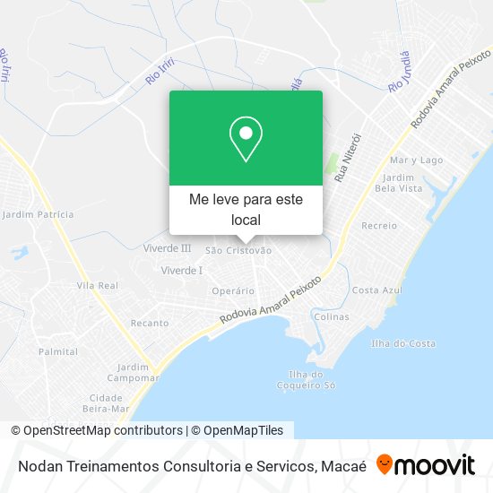 Nodan Treinamentos Consultoria e Servicos mapa