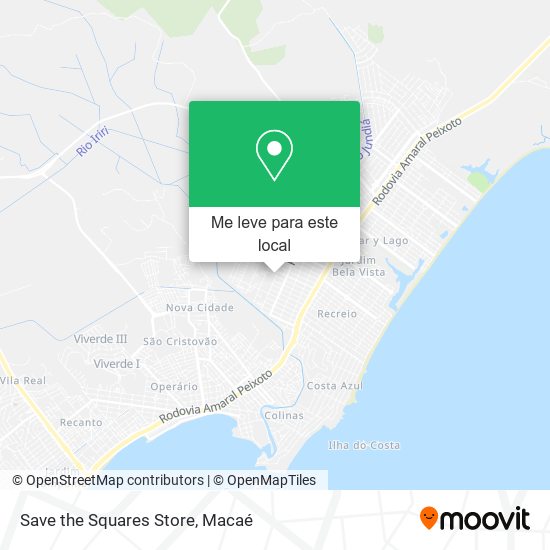 Save the Squares Store mapa