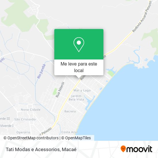 Tati Modas e Acessorios mapa