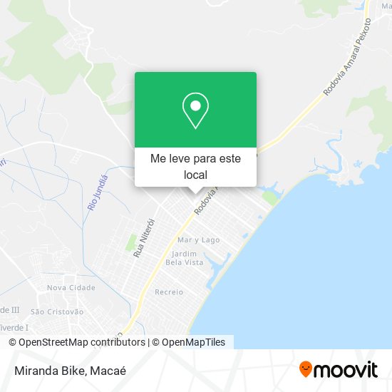 Miranda Bike mapa