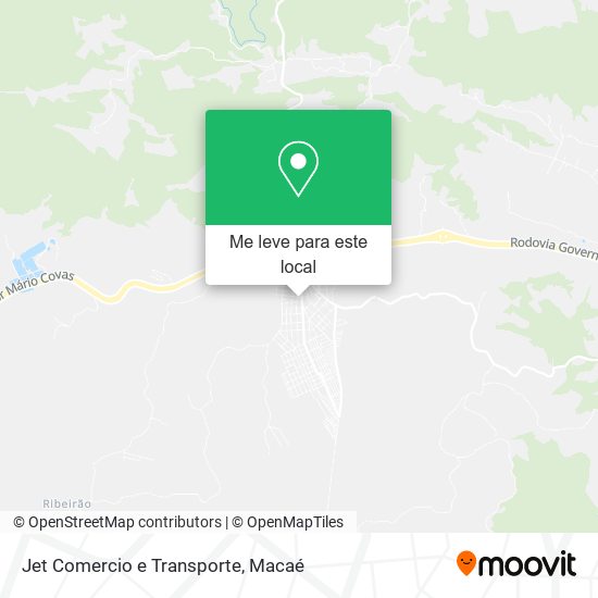 Jet Comercio e Transporte mapa