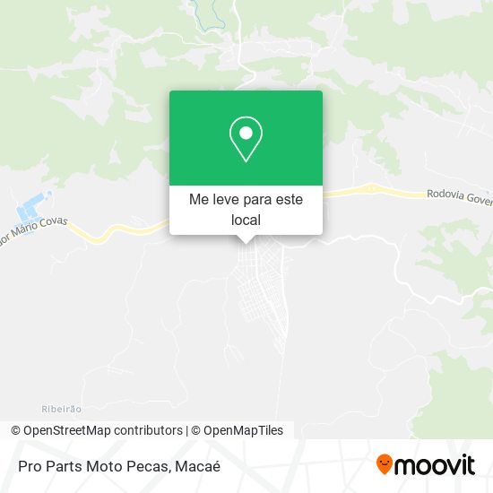 Pro Parts Moto Pecas mapa