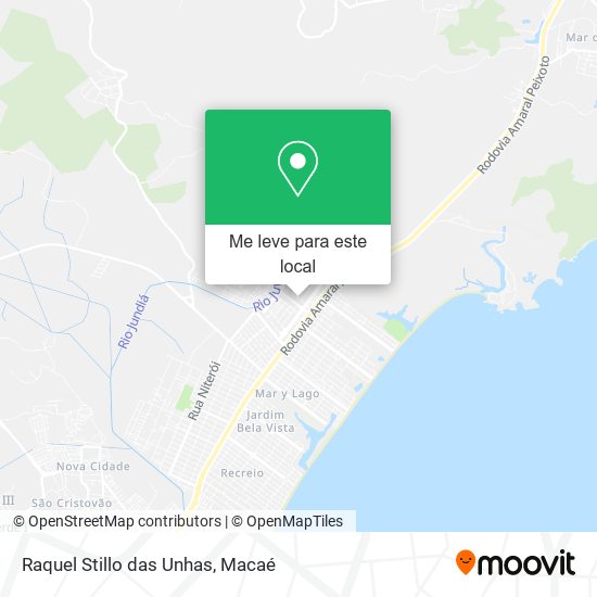 Raquel Stillo das Unhas mapa