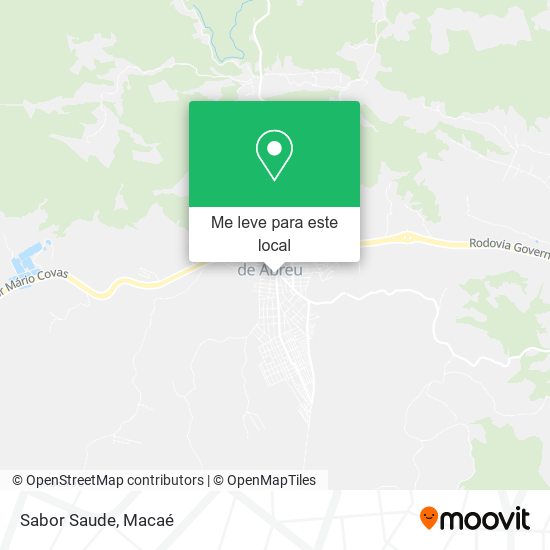 Sabor Saude mapa
