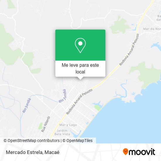 Mercado Estrela mapa
