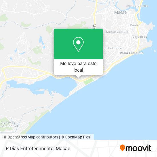 R Dias Entretenimento mapa