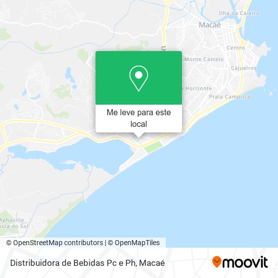 Distribuidora de Bebidas Pc e Ph mapa