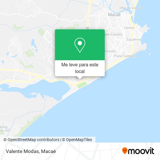 Valente Modas mapa