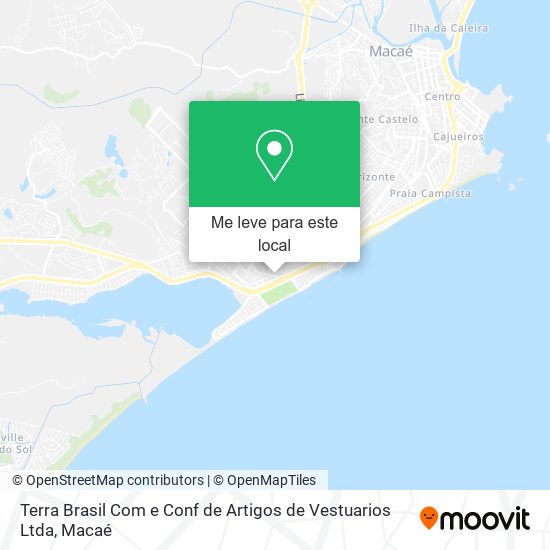 Terra Brasil Com e Conf de Artigos de Vestuarios Ltda mapa