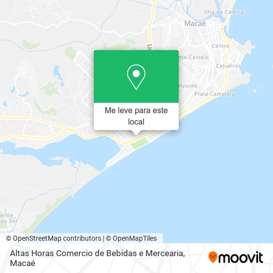 Altas Horas Comercio de Bebidas e Mercearia mapa