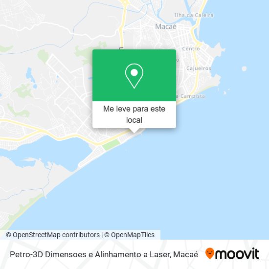 Petro-3D Dimensoes e Alinhamento a Laser mapa