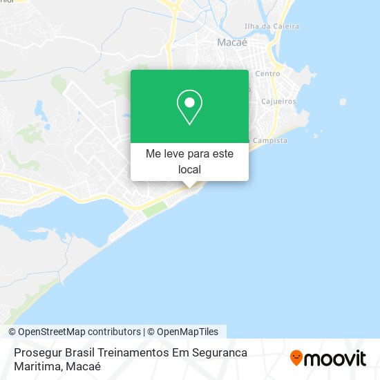 Prosegur Brasil Treinamentos Em Seguranca Maritima mapa