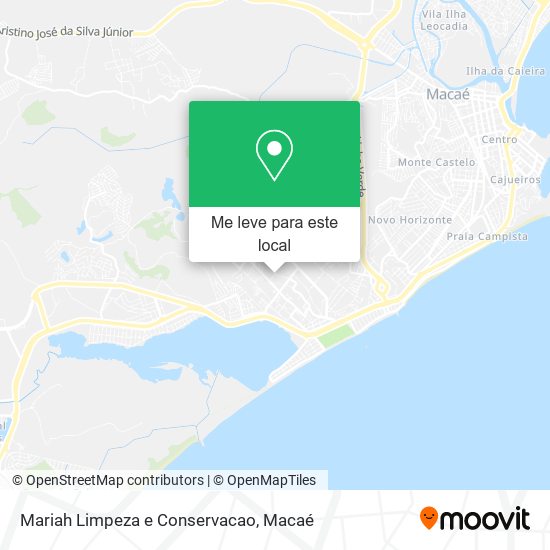 Mariah Limpeza e Conservacao mapa