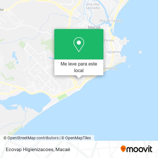 Ecovap Higienizacoes mapa