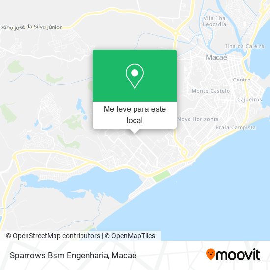 Sparrows Bsm Engenharia mapa