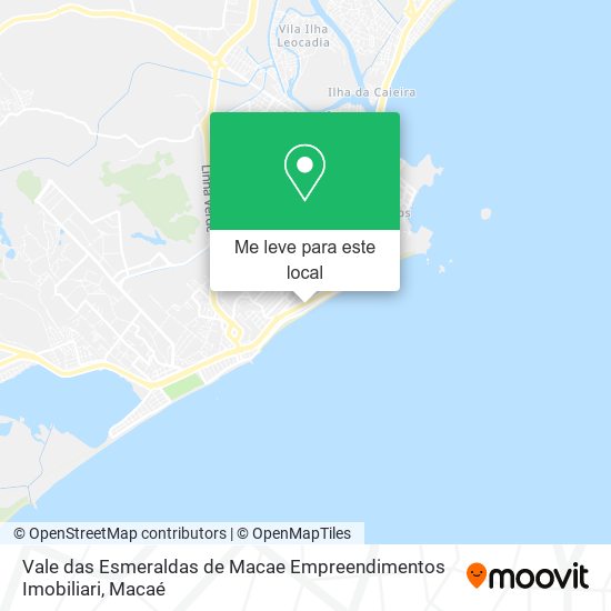 Vale das Esmeraldas de Macae Empreendimentos Imobiliari mapa