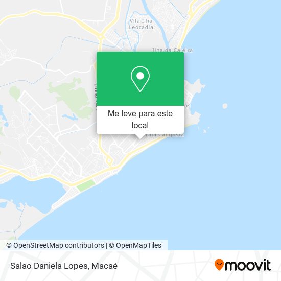 Salao Daniela Lopes mapa