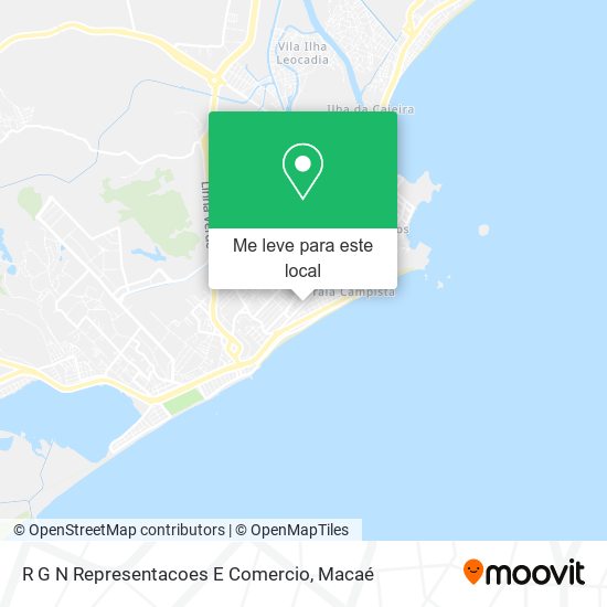 R G N Representacoes E Comercio mapa