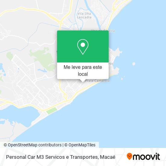 Personal Car M3 Servicos e Transportes mapa