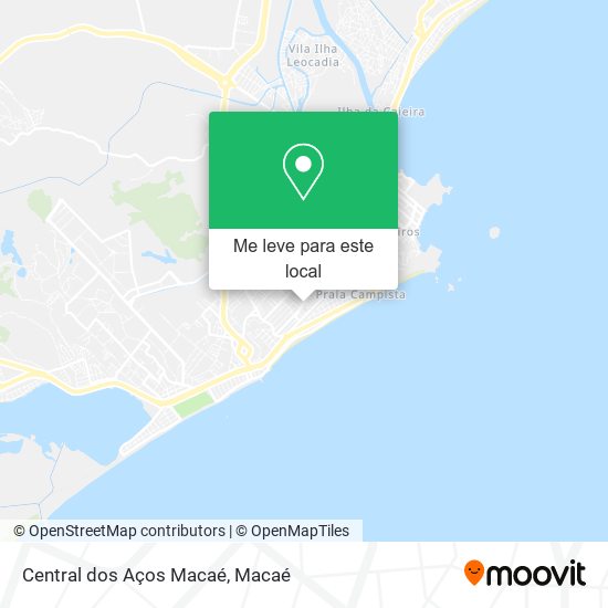 Central dos Aços Macaé mapa