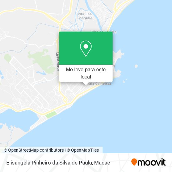 Elisangela Pinheiro da Silva de Paula mapa