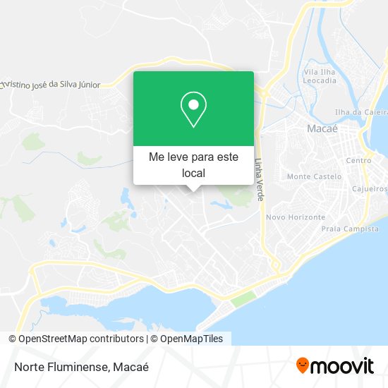 Norte Fluminense mapa