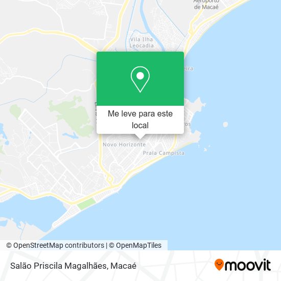 Salão Priscila Magalhães mapa