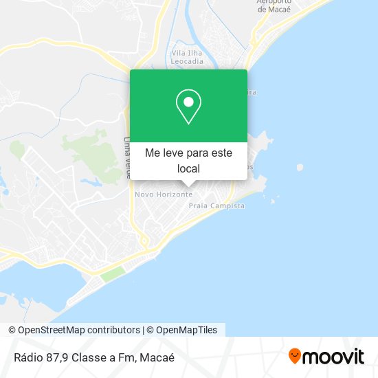 Rádio 87,9 Classe a Fm mapa